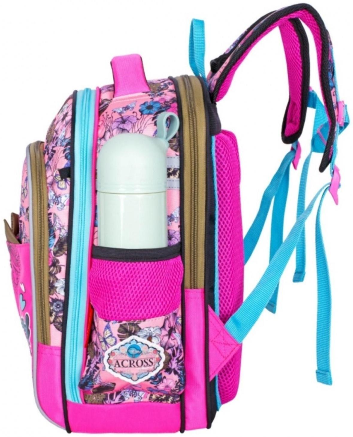 Рюкзак каркасный 35 х 26 х 18 см, Across ACS5, розовый ACS5-4