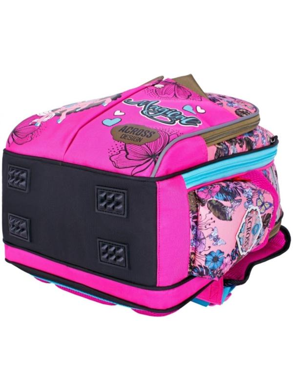 Рюкзак каркасный 35 х 26 х 18 см, Across ACS5, розовый ACS5-4