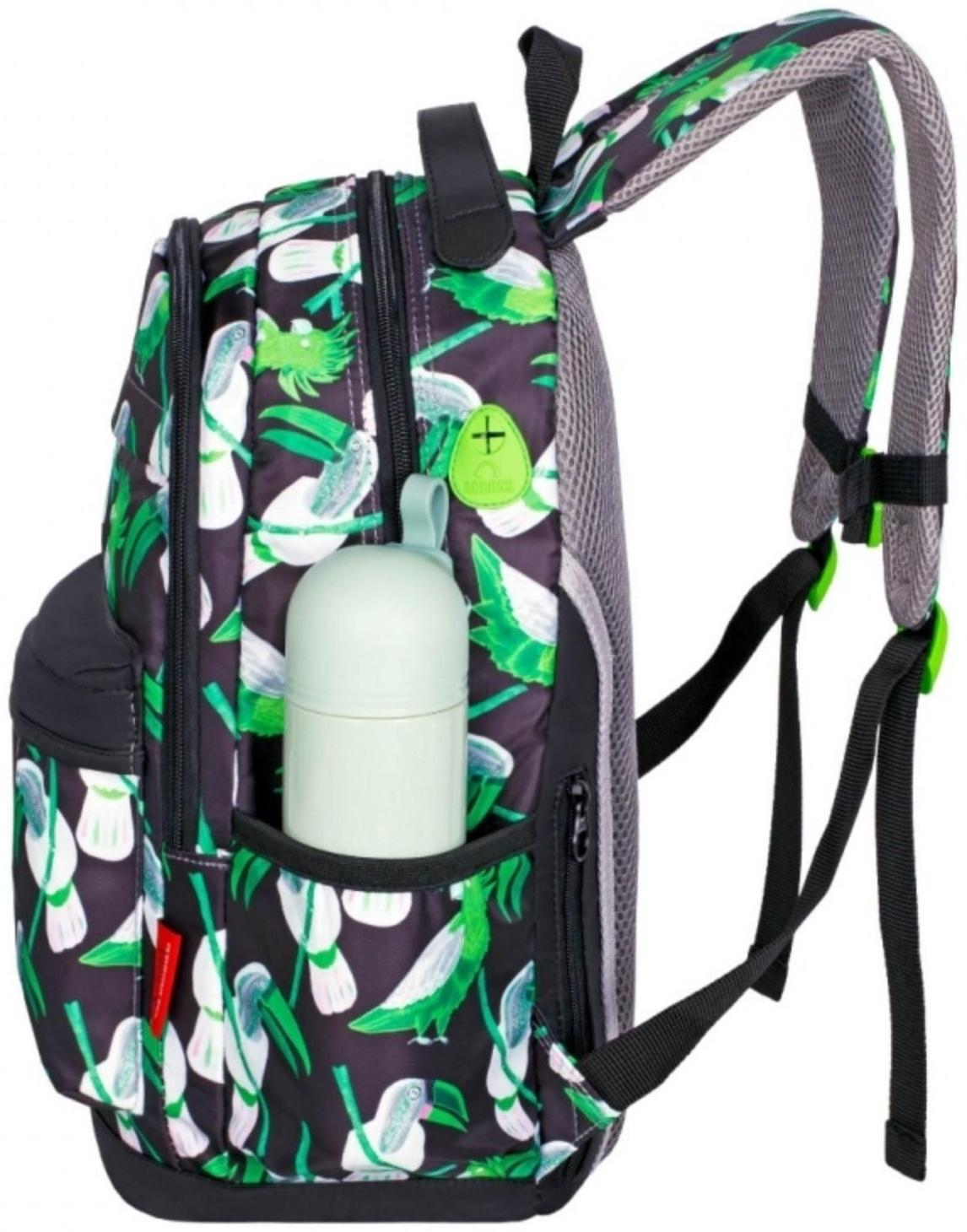 Рюкзак молодежный 43 х 29 х 18 см, эргономичная спинка, Across 155, 155-4