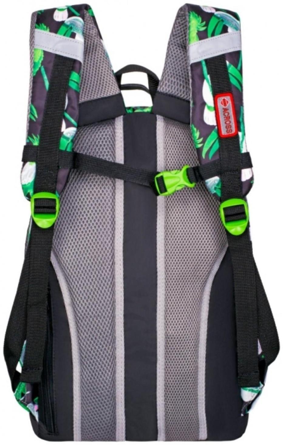 Рюкзак молодежный 43 х 29 х 18 см, эргономичная спинка, Across 155, 155-4