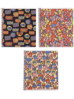 Тетрадь 60 листов в клетку на гребне 