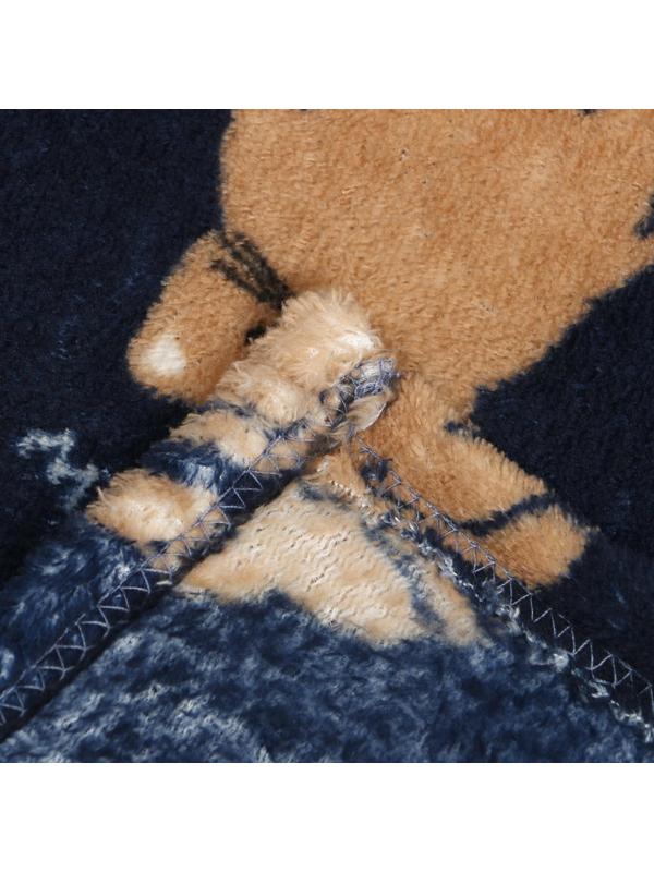 Плед 180х200см, корал-флис 165г/м, 100% полиэстер