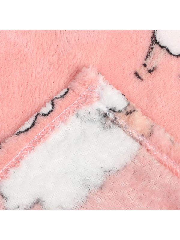 Плед 180х200см, корал-флис 165г/м, 100% полиэстер