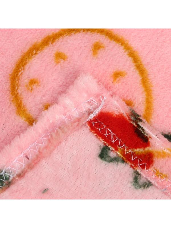 Плед 180х200см, корал-флис 165г/м, 100% полиэстер