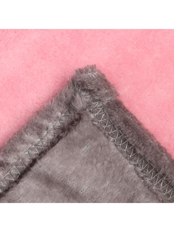 Плед 150х200см, корал-флис 165г/м, 100% полиэстер