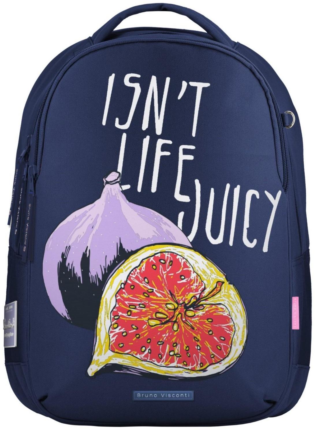 Рюкзак молодежный, 42 х 31 х 14 см, эргономичная спинка, Bruno Visconti 12-008, + пенал 