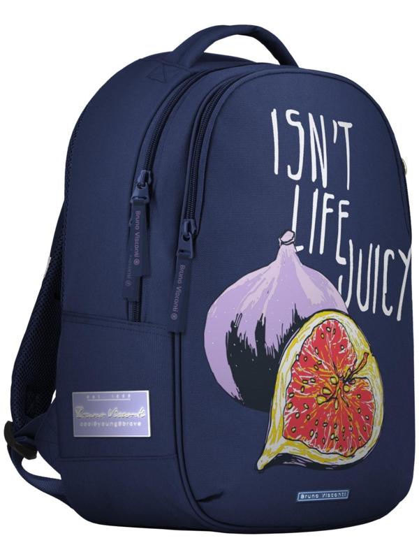 Рюкзак молодежный, 42 х 31 х 14 см, эргономичная спинка, Bruno Visconti 12-008, + пенал 