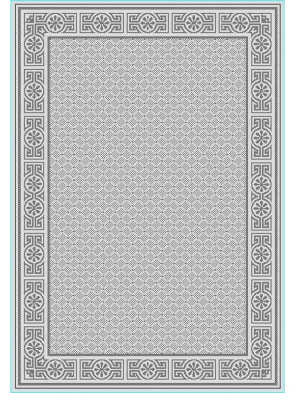 Ковер Эко-люкс прямоугольный  80*150 см, 7354/55, ПП 100%, джут