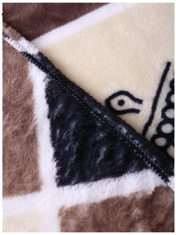 Покрывало Калифорния 180х200см, велсофт 280г/м, 100% полиэстер