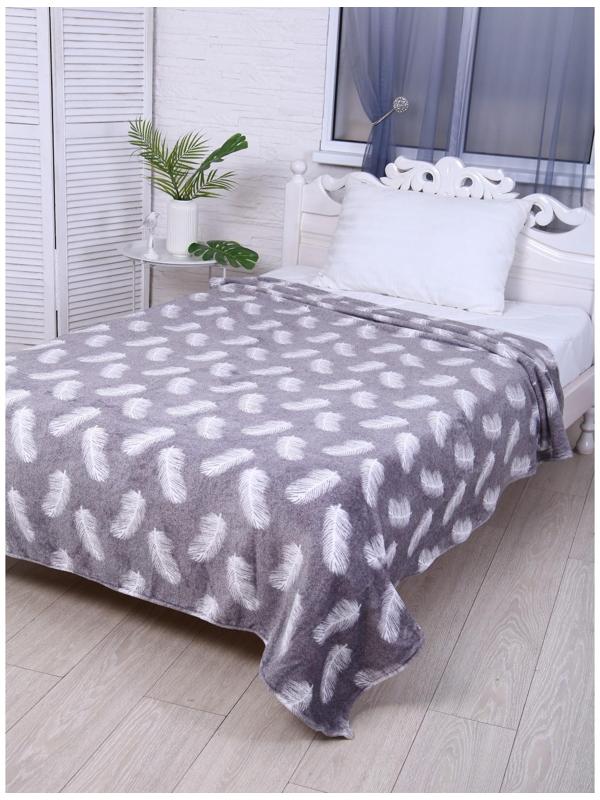 Покрывало Калифорния 180х200см, велсофт 280г/м, 100% полиэстер