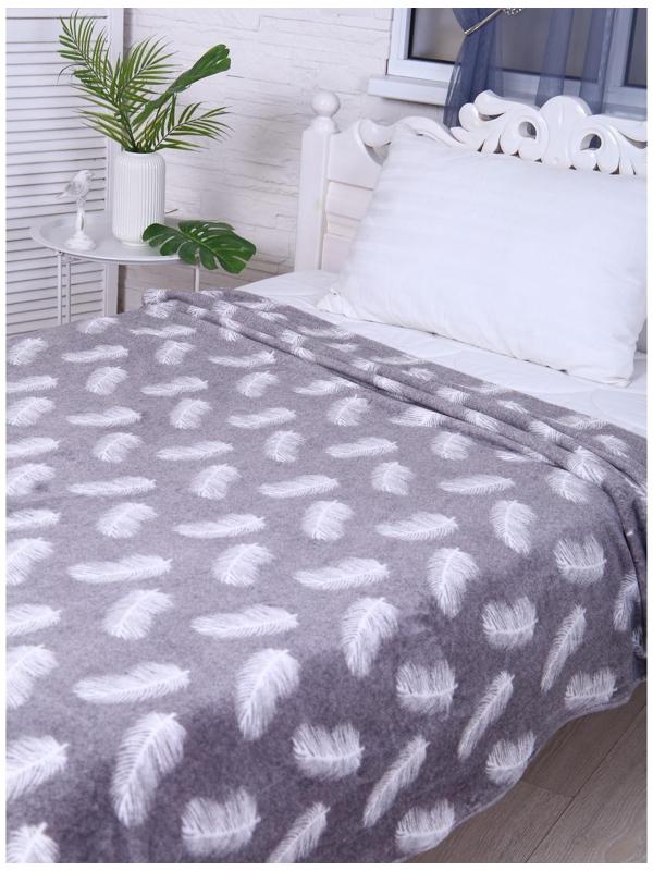 Покрывало Калифорния 180х200см, велсофт 280г/м, 100% полиэстер