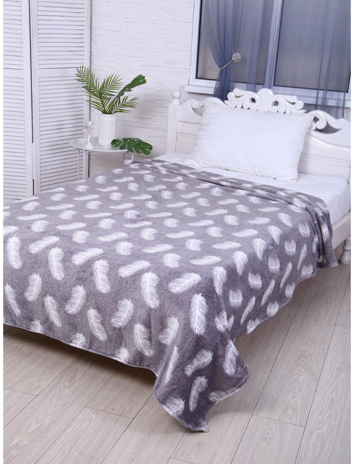 Покрывало Калифорния 150х200см, велсофт 280г/м, 100% полиэстер