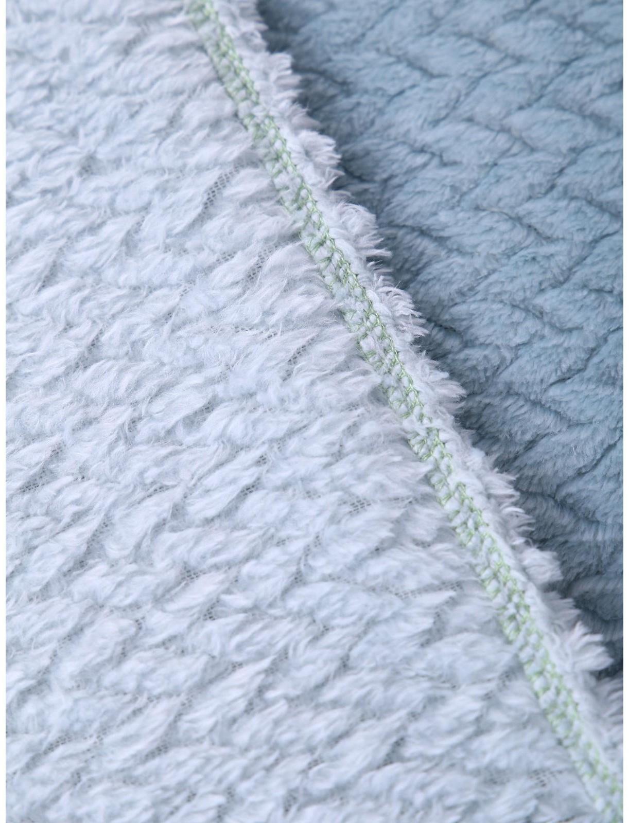 Покрывало Колетта 150х200см, морская волна, велсофт 270г/м, 100% полиэстер