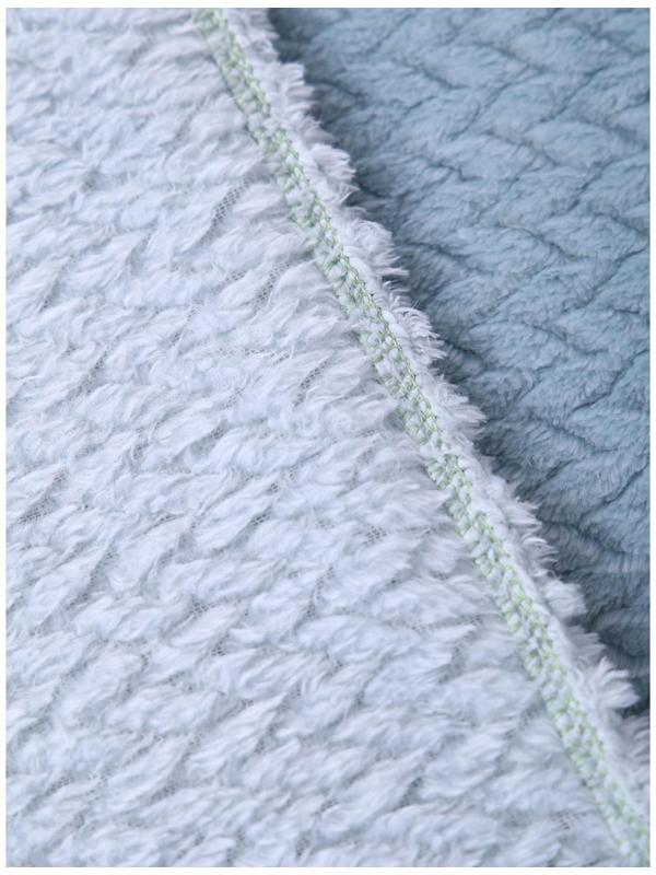 Покрывало Колетта 150х200см, морская волна, велсофт 270г/м, 100% полиэстер