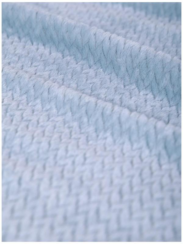 Покрывало Колетта 150х200см, морская волна, велсофт 270г/м, 100% полиэстер