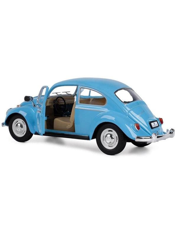 Металлическая машинка Kinsmart 1:24 «1967 Volkswagen Classical Beetle (Пастельные цвета)» KT7002DY инерционная / Голубой