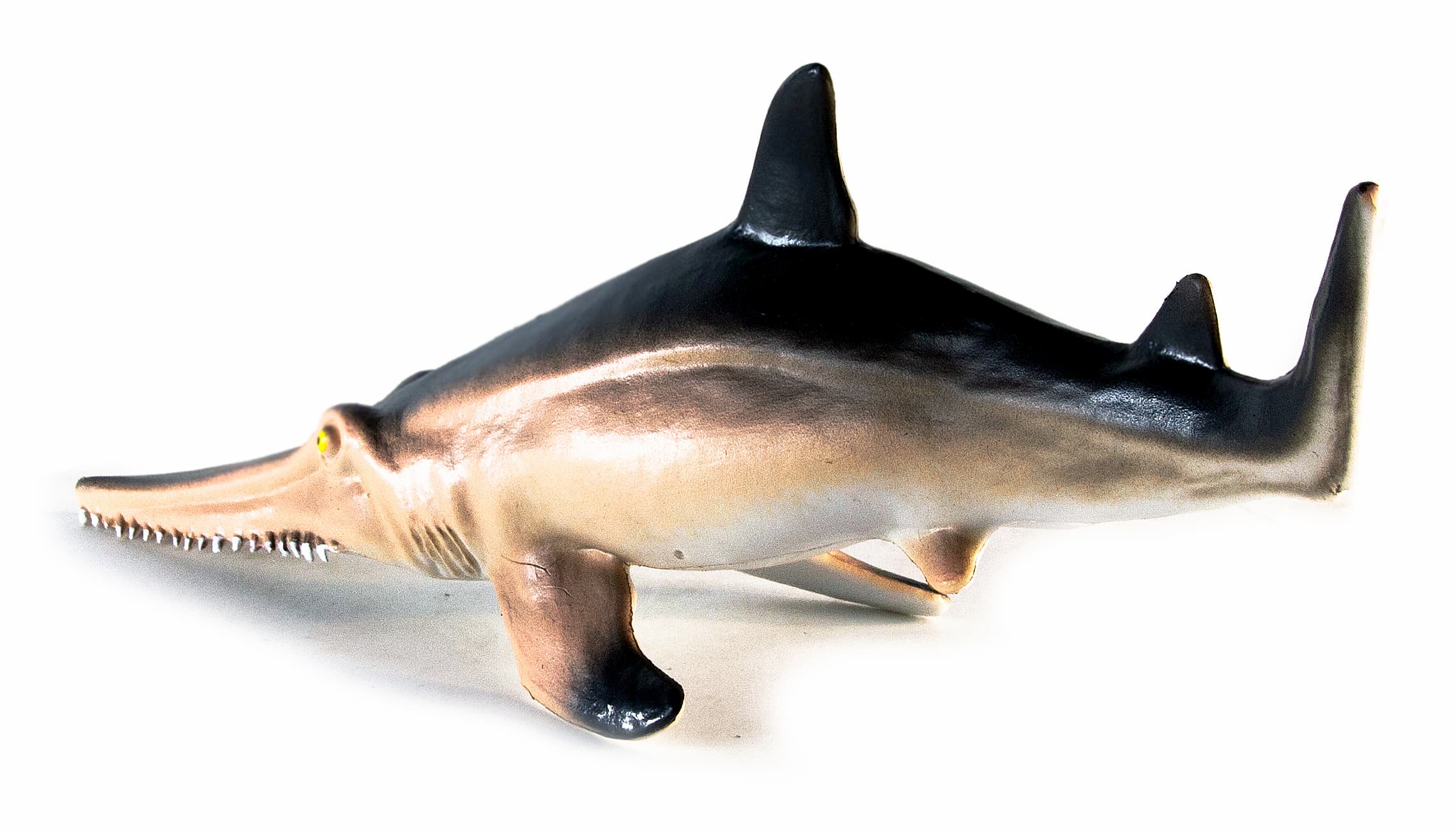 Игрушка резиновая фигурка-пищалка «Рыба-пила» 25 см. 117 / 1 шт.