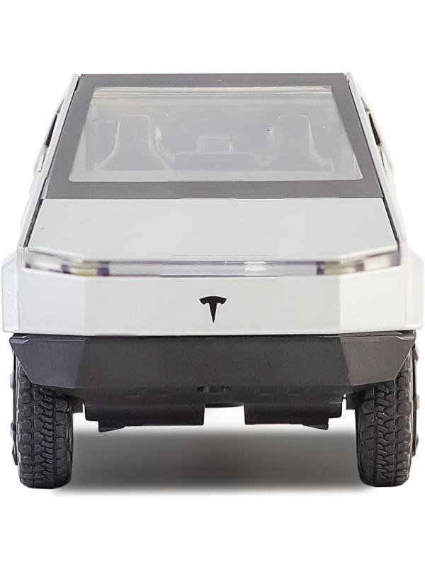 Металлическая машинка XHD 1:32 «Tesla Cybertruck» B3216, 16 см., инерционная, свет, звук / Микс