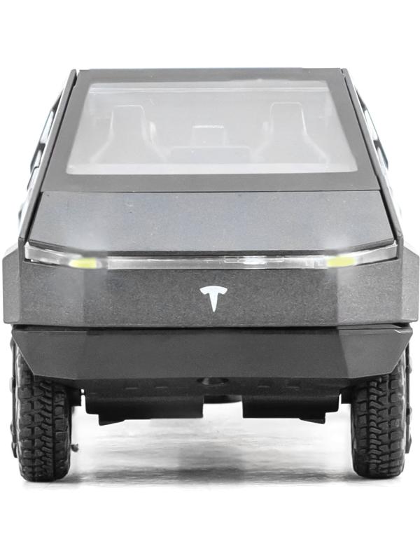 Металлическая машинка XHD 1:32 «Tesla Cybertruck» B3216, 16 см., инерционная, свет, звук / Микс