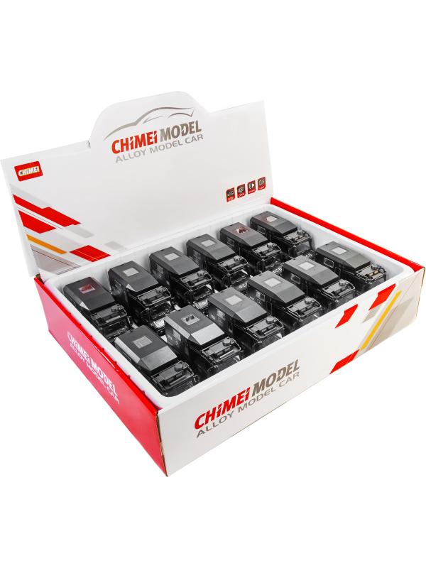 Металлическая машинка ChiMei Model 1:28 «Mercedes Unimog» CM329, 18 см., инерционная, свет, звук / ФСБ