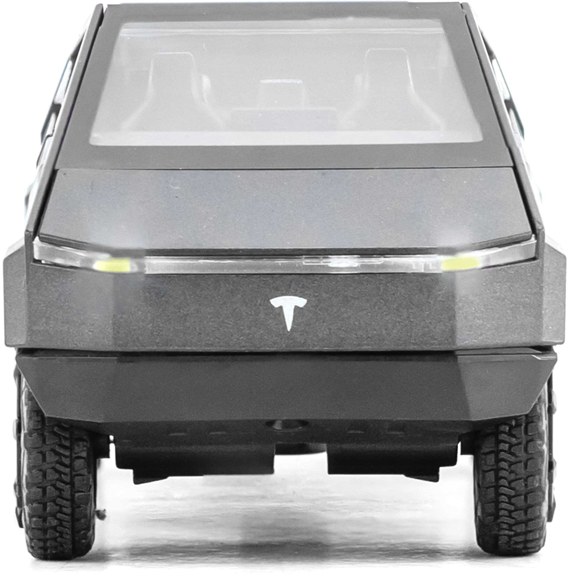 Металлическая машинка XHD 1:32 «Tesla Cybertruck» B3216, 16 см., инерционная, свет, звук / Темно-серый