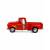 Металлическая машинка Kinsmart 1:32 «1955 Chevy Stepside Pick-up (С принтом)» KT5330DF, инерционная / Оранжевый