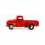 Металлическая машинка Kinsmart 1:32 «1955 Chevy Stepside Pick-up (С принтом)» KT5330DF, инерционная / Оранжевый