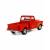 Металлическая машинка Kinsmart 1:32 «1955 Chevy Stepside Pick-up (С принтом)» KT5330DF, инерционная / Оранжевый