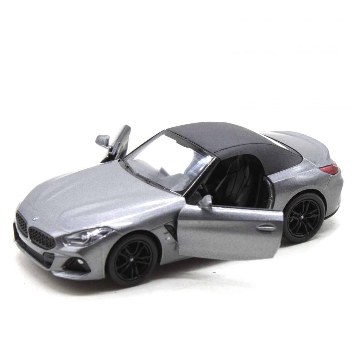 Металлическая машинка Kinsmart 1:34 «BMW Z4» KT5419D, инерционная / Серый