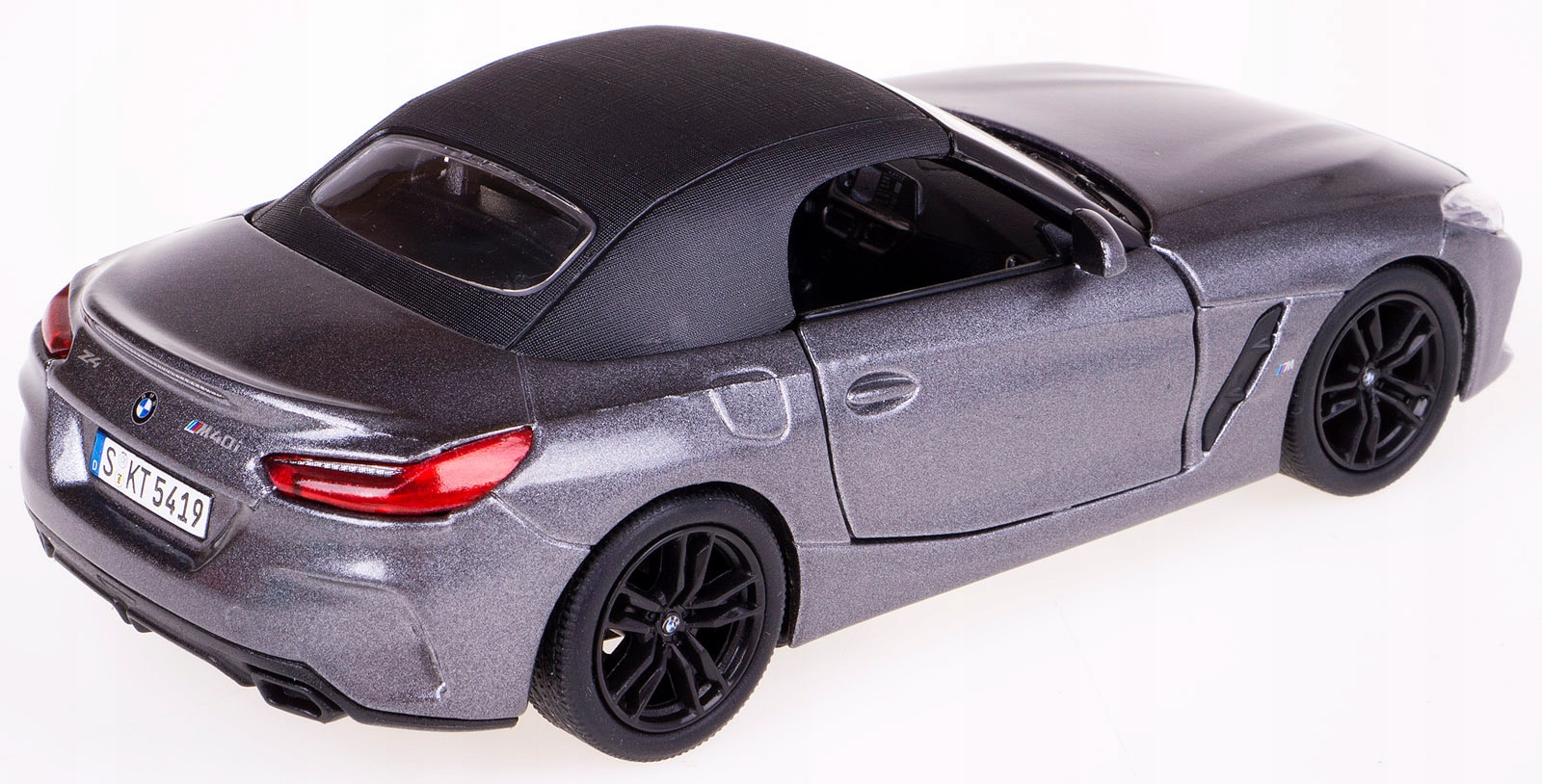 Металлическая машинка Kinsmart 1:34 «BMW Z4» KT5419D, инерционная / Серый