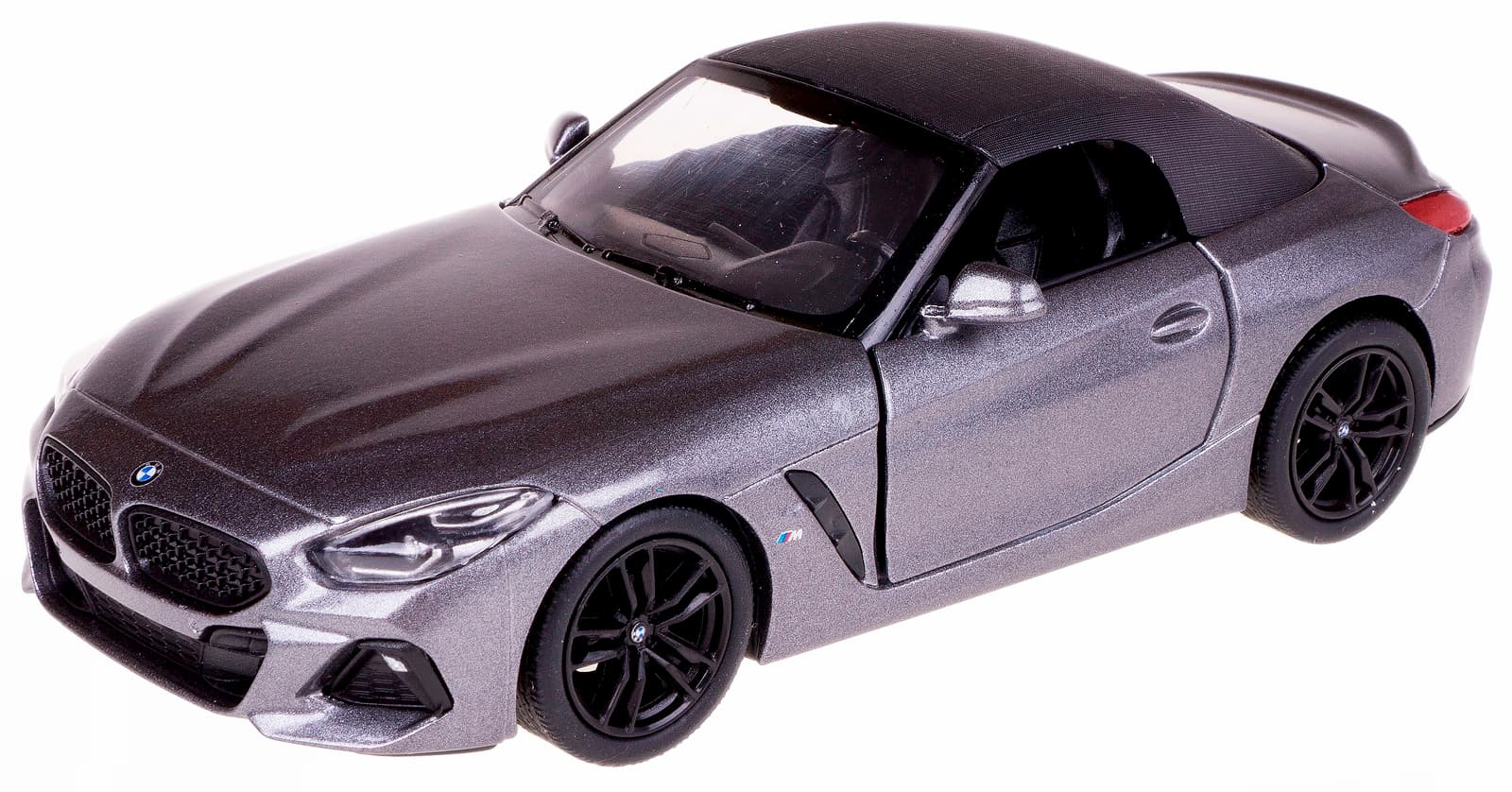 Металлическая машинка Kinsmart 1:34 «BMW Z4» KT5419D, инерционная / Серый