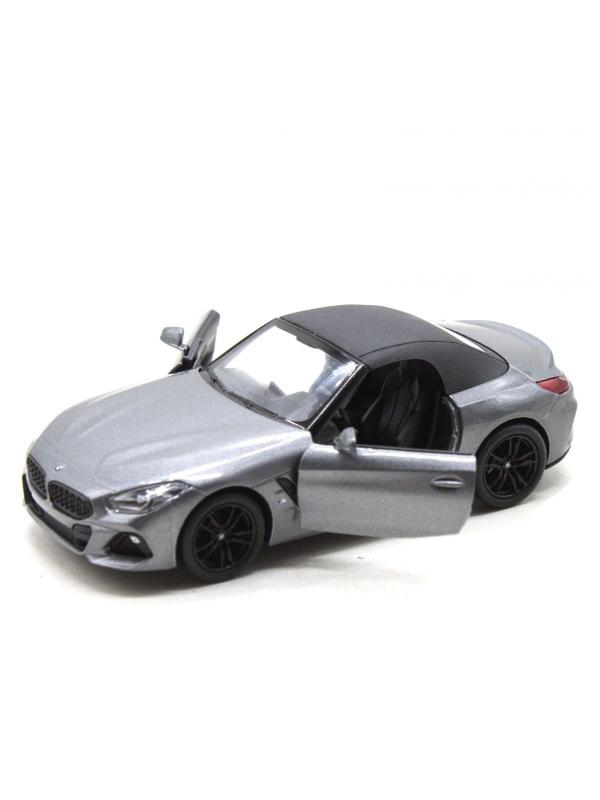 Металлическая машинка Kinsmart 1:34 «BMW Z4» KT5419D, инерционная / Серый