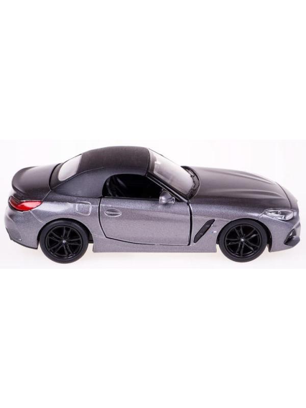 Металлическая машинка Kinsmart 1:34 «BMW Z4» KT5419D, инерционная / Серый