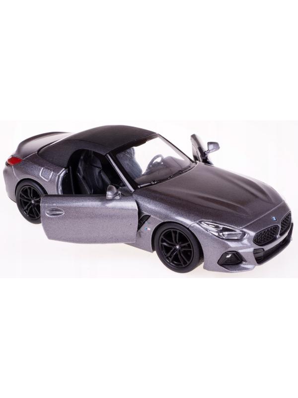 Металлическая машинка Kinsmart 1:34 «BMW Z4» KT5419D, инерционная / Серый