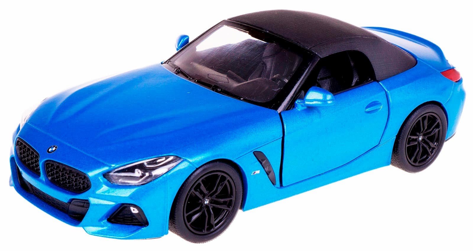 Металлическая машинка Kinsmart 1:34 «BMW Z4» KT5419D, инерционная / Голубой