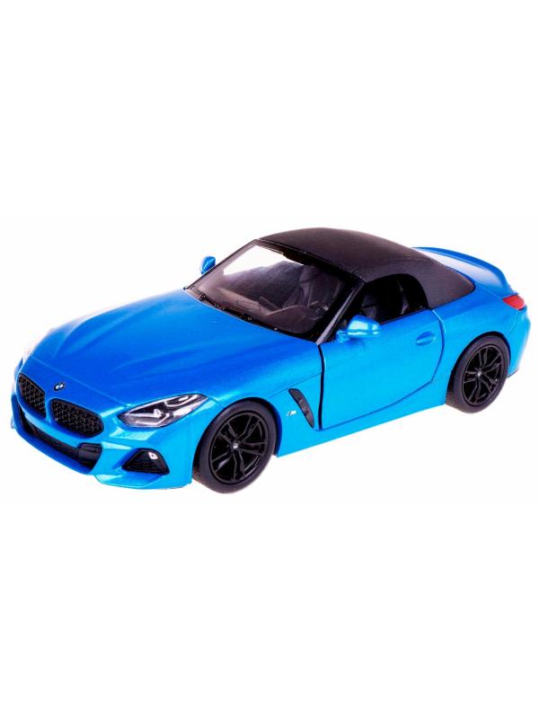 Металлическая машинка Kinsmart 1:34 «BMW Z4» KT5419D, инерционная / Голубой