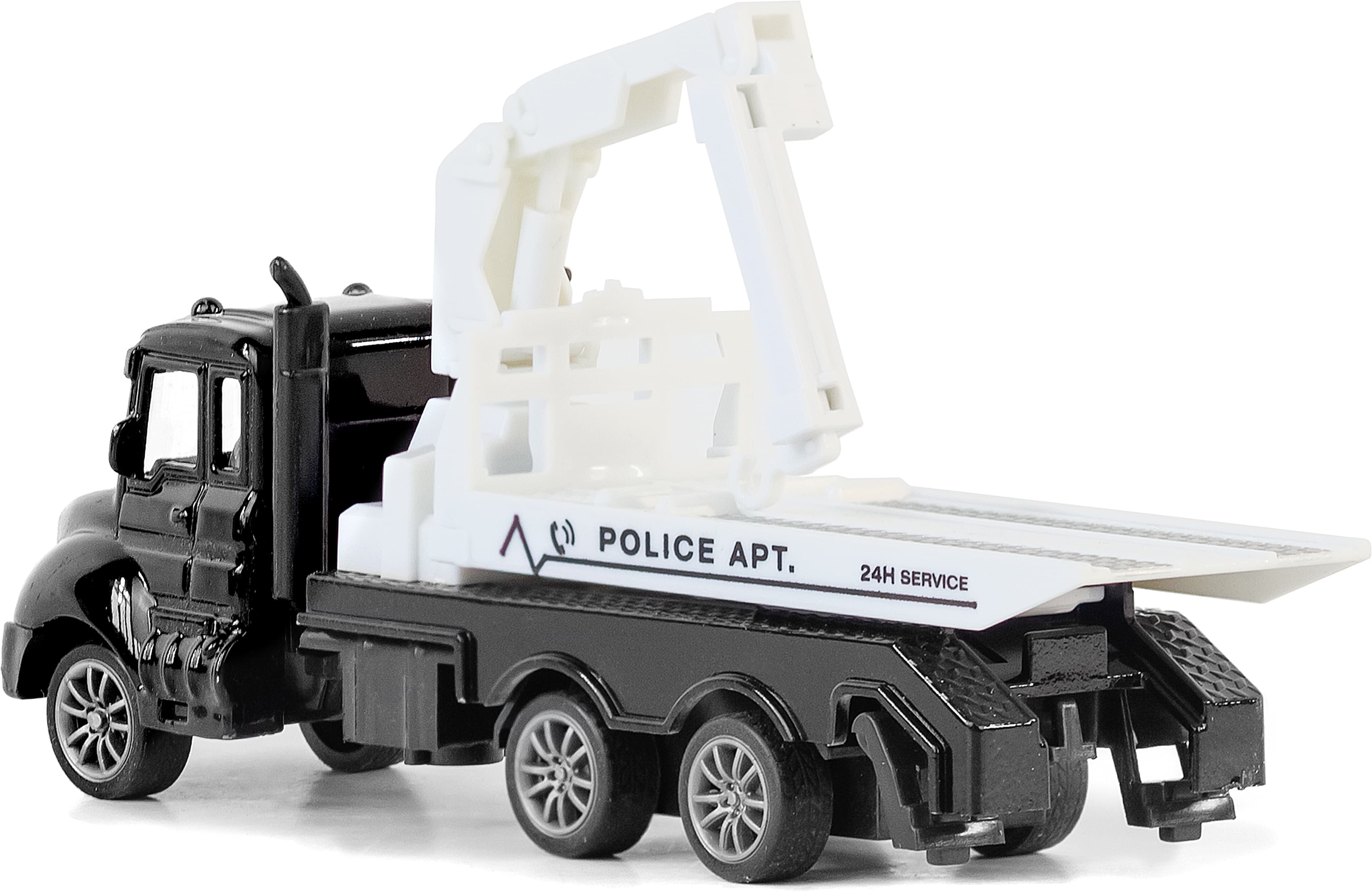 Металлическая машинка WGT Car «Полиция S.W.A.T.» 2214-8, 12.5 см, инерционная / Белый
