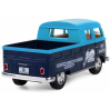 Металлическая машинка Kinsmart 1:34 «1963 Volkswagen Bus Double Cab Pickup (Delivery)» KT5396D инерционная / Голубой