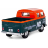 Металлическая машинка Kinsmart 1:34 «1963 Volkswagen Bus Double Cab Pickup (Delivery)» KT5396D инерционная / Оранжевый