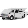 Машинка металлическая Kings Toy 1:24 «ВАЗ-2107 Жигули» FY2407-6D, 18 см., инерционная, звук, свет / Белый
