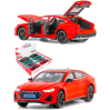Металлическая машинка ChiMei Model 1:24 «Audi RS7» CM340, 21 см., инерционная, свет, звук / Красный