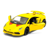 Машинка металлическая Kinsmart 1:38 «Lamborghini Sesto Elemento» KT5359D инерционная / Желтый