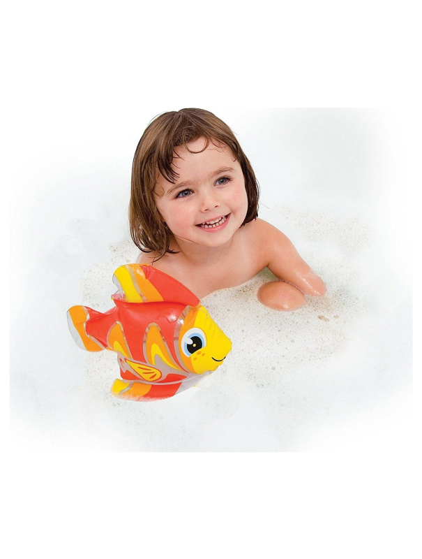 Надувная игрушка для плавания Intex «Золотая рыбка» 58590, от 2 лет / Красный