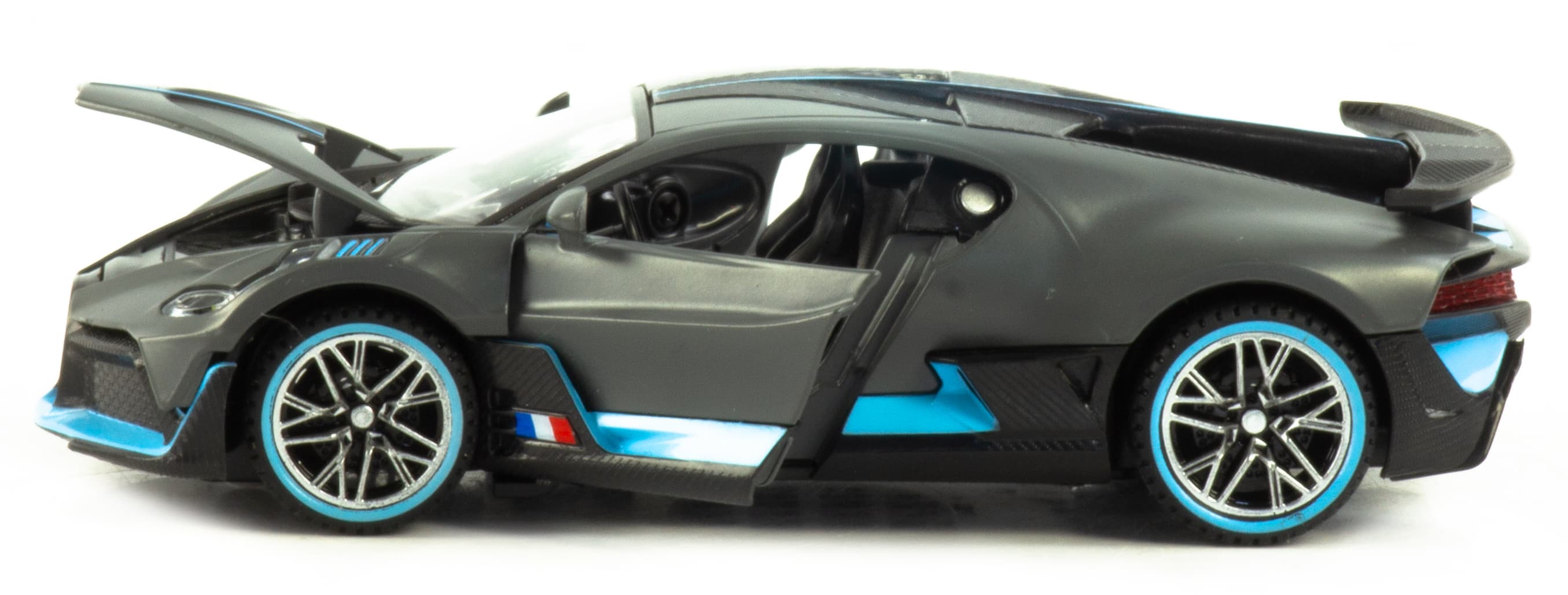 Металлическая машинка Che Zhi 1:32 «Bugatti Divo» CZ48A, 14.5 см., инерционная, свет, звук / Микс