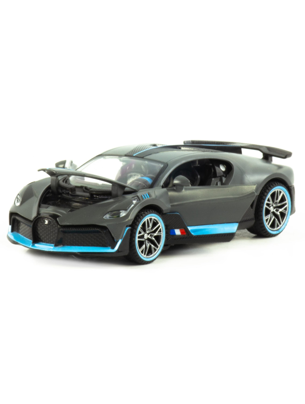 Металлическая машинка Che Zhi 1:32 «Bugatti Divo» CZ48A, 14.5 см., инерционная, свет, звук / Микс