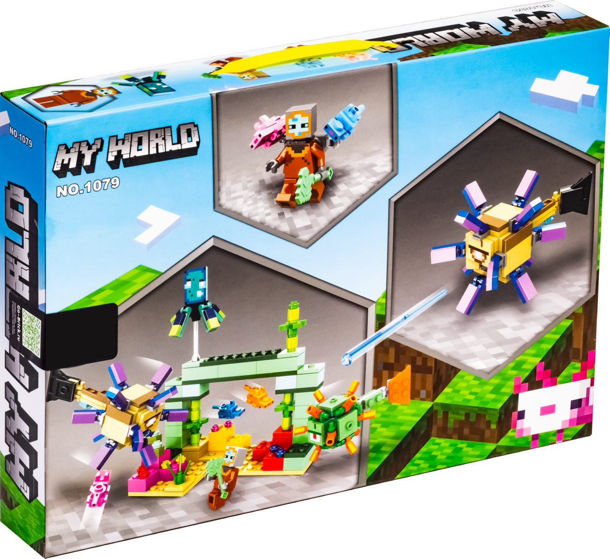 Конструктор «Битва со стражем» 1079 (Minecraft 21180) / 255 деталей