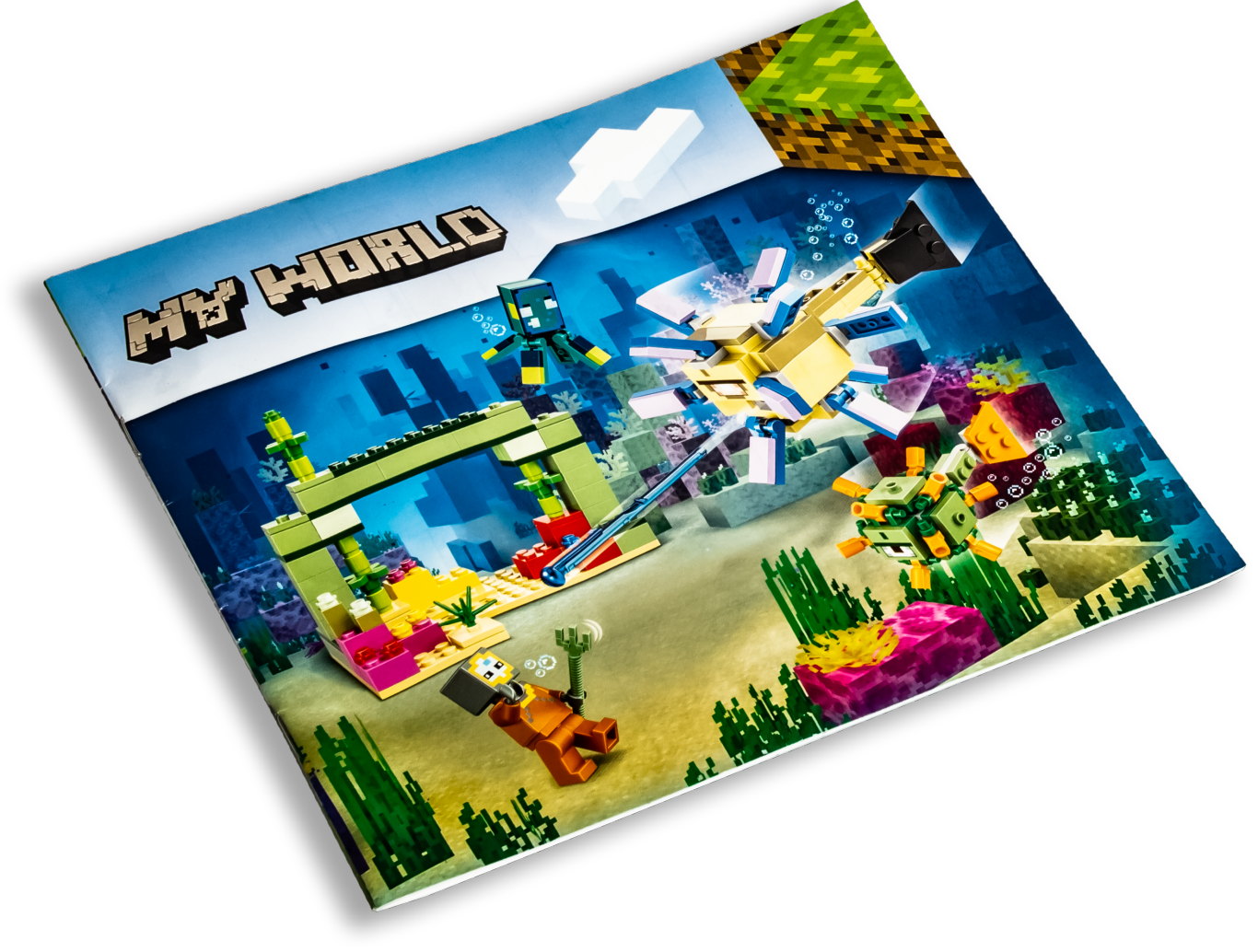 Конструктор «Битва со стражем» 1079 (Minecraft 21180) / 255 деталей