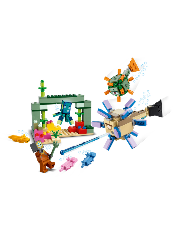 Конструктор «Битва со стражем» 1079 (Minecraft 21180) / 255 деталей