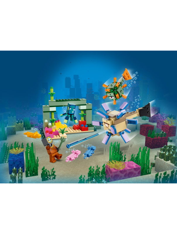 Конструктор «Битва со стражем» 1079 (Minecraft 21180) / 255 деталей