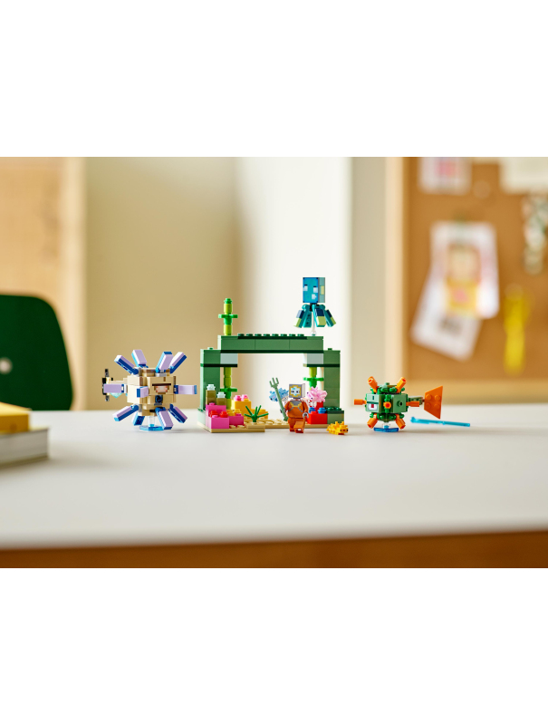 Конструктор «Битва со стражем» 1079 (Minecraft 21180) / 255 деталей